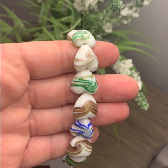 Murano hand blown glass erimish bracelet - Picture 5 of 16